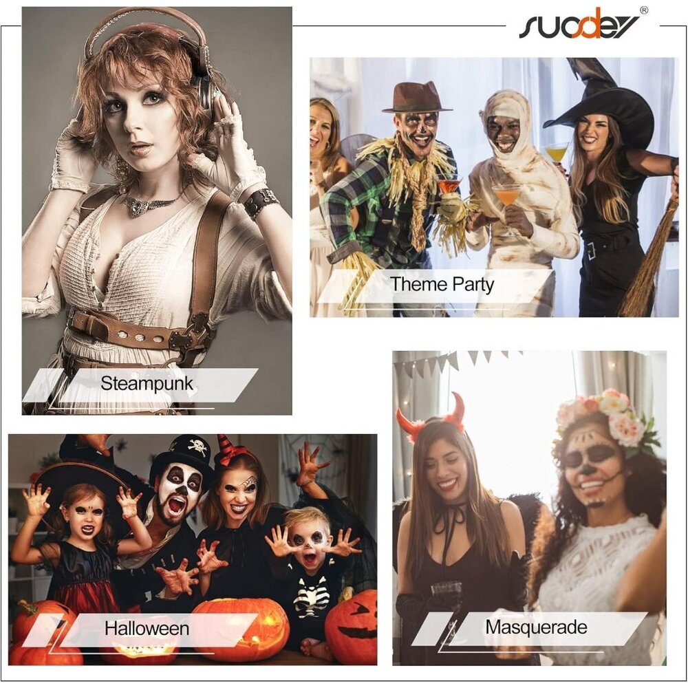 Black Studded Belt Silver Metal Grommet Punk Rock Style for Men Women - Picture 8 of 8